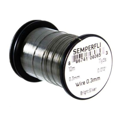 Проволока Semperfli Wire 0.3mm Medium Bright Silver фото