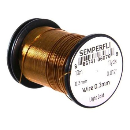Проволока Semperfli Wire 0.3mm Medium Light Gold фото