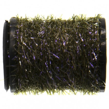 Тесьма Semperfli Straggle String Micro Chenille 6m Green Olive фото 2