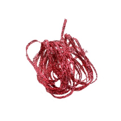 Люрекс плетеный Future Fly Metallic Flatbraid Red фото 1