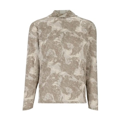 Термофутболка SIMMS SolarFlex Hoody Back Eddy Stone M фото