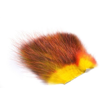 Мех опоссума Future Fly American Opossum Hot Yellow/Hot Orange фото 1