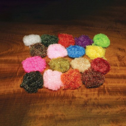 Синель Hareline Krystal Flash Chenille Medium Bonefish Tan фото 2