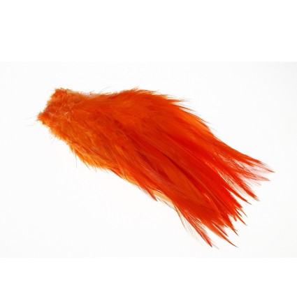 Перо Future Fly Rooster Saddle Feather Orange фото