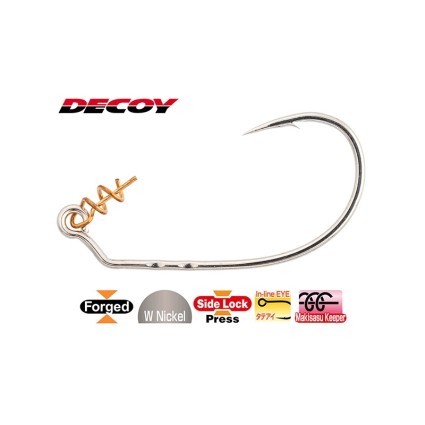 Крючок офсетный Decoy Worm 31 Makisasu Hook #4 6pcs фото 2