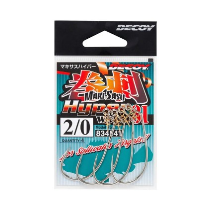 Крючок офсетный Decoy Worm 31 Makisasu Hook #1 5pcs фото 1