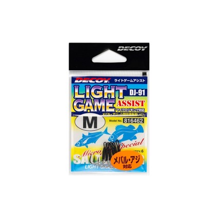 Крючок ассист Decoy Light Game DJ-91 #S 6pcs фото 2