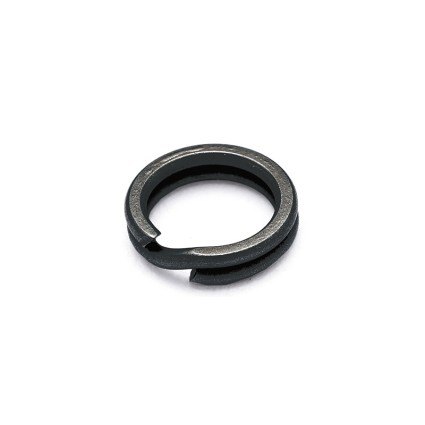 Кольцо заводное Decoy Split Ring R-1 Black #3 40lb 20pcs фото 2