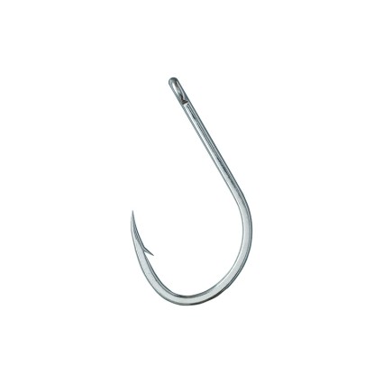 Крючок Gamakatsu KAIRYO SOI RING EYE 68-634 #24 Silver 5pcs  фото 1