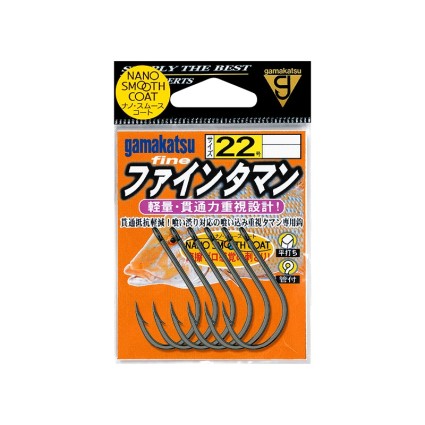 Крючок Gamakatsu FINETAMAN 68-638 #20 NSC 8pcs фото 2