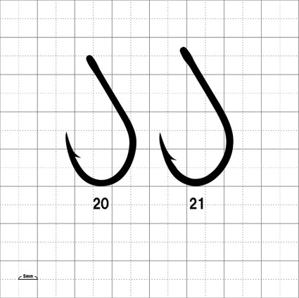 Крючок Gamakatsu LOOSE TAMAN 66-808 #19 NSB 9pcs фото 3