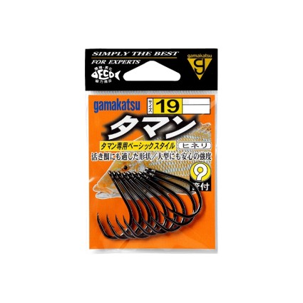 Крючок Gamakatsu LOOSE TAMAN 66-808 #21 NSB 4pcs фото 1