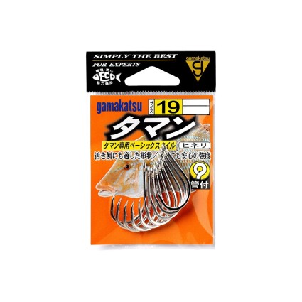 Крючок Gamakatsu LOOSE TAMAN 66-806 #19 White 6pcs фото 1