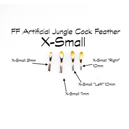 Глазки Future Fly Artificial Jungle Cock X-Small 48pcs фото 2