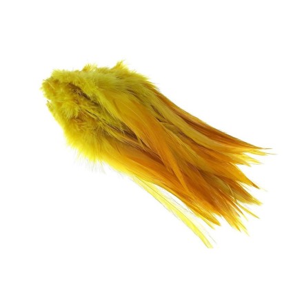 Перо Future Fly Rooster Saddle Feather Copper Olive фото