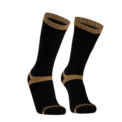 Водонепроницаемые термоноски Dexshell Hytherm Pro Tobacco Black/Brown M 39-42  фото