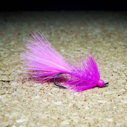 Муха нахлыст CRM Woolly Bugger Salmon TH 4.5mm #6 Fl Fuchsia/Fl Pink фото