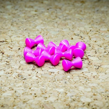 Головки гантели TFF Brass Dumbbell Eyes 5.5mm Fl Pink 10pcs фото