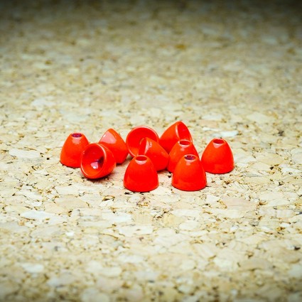 Конус TFF Tungsten Cone Head 6X5mm 0.9g 10pcs Fl Orange фото