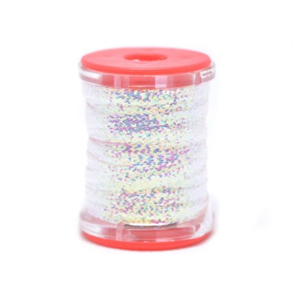 Люрекс плетеный Future Fly Mach2 Metallic Flatbraid Opal Holo 3m фото 1