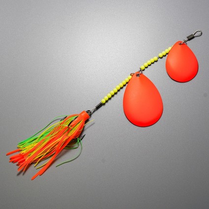 Блесна вращающаяся Tandem Colorado Fluo Orange #8 фото