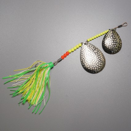 Блесна вращающаяся Tandem Colorado Hammered Silver #8  фото