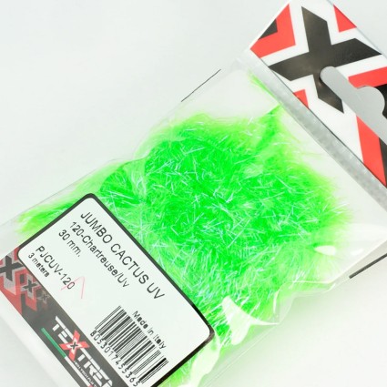 Синель Textreme Jumbo Cactus UV 30mm. Chartreuse/UV 3m фото 1