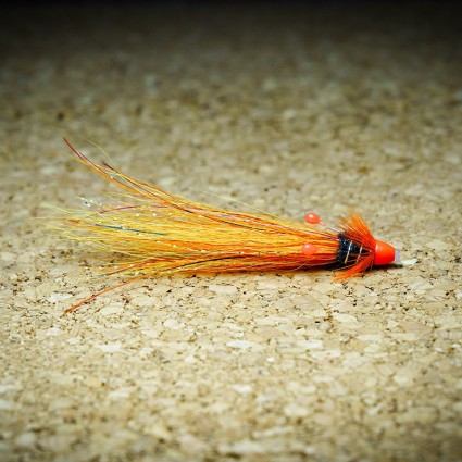 Муха лососевая TFF Franc-Snaelda Cone Bullet Small 7cm Shrimp Cascade/Orange фото