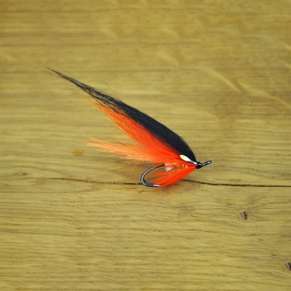 Муха лососевая Future Fly Double Hook Flies #8 Black & Orange фото 1