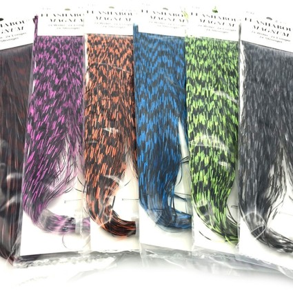 Флеш Hedron Barred Flashabou Magnum #3404 Fl Blue/Black фото