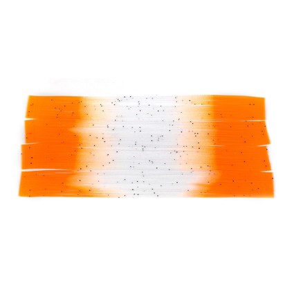 Силикон Hedron Wiggle Legs #WL05 Clear/Hot Orange Tip фото 1