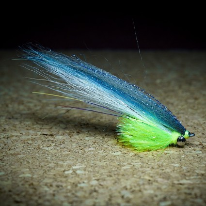 Муха Стример TFF Aspius Clouser #1 8см 1г Grey/Blue/Chartreuse фото
