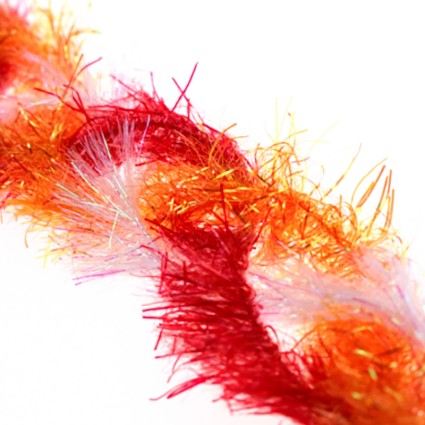 Синель Textreme Jumbo Cactus Pearl 30mm. Chartreuse/Pearl 3m фото 2