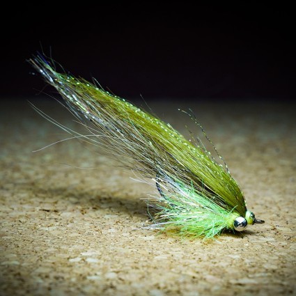 Муха Стример TFF Monster Chub Streamer 8см 1г Sculpin Olive/Chartreuse фото