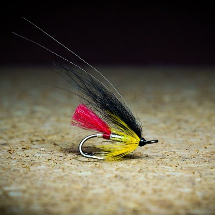 Муха лососевая TFF Yellow Monkey Ken Sawada SD3 Double Hook #8 фото