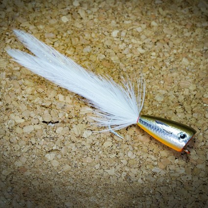 Муха нахлыст CRM Pike Popper #1/0 Baitfish Orange Belly фото