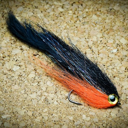 Муха нахлыст CRM Bunny Streamer 11cm Black/Fl Orange фото