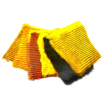 Мех кролика Future Fly Rabbit Hot Yellow/Hot Orange Barrows фото 2