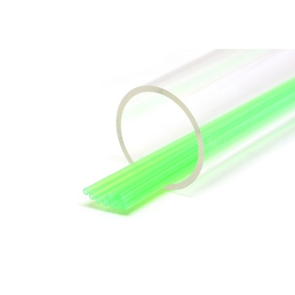 Трубка Future Fly Tube 3mm Soft Fl Green/Trans 10x200mm фото