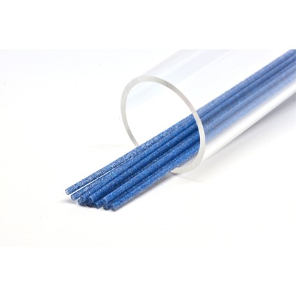 Трубка Future Fly Tube 3mm Soft Glitter Blue/Blue 10x200mm фото