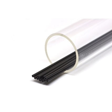 Трубка Future Fly Tube 3mm Soft Black Milky 10x200mm фото