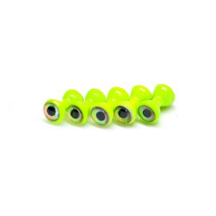Глазки-гантели Future Fly 3D Dumbell Eye Fl Chartreuse 5.5mm 10pcs фото 1