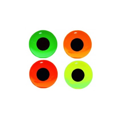 Глазки Future Fly 3D Epoxy Eyes Chartreuse 9.0mm 20pcs фото 2