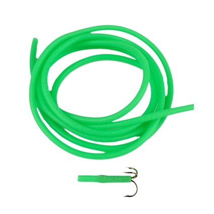 Трубка силикон Future Fly Soft Knot Control Ø2.5 Green Glow фото 1