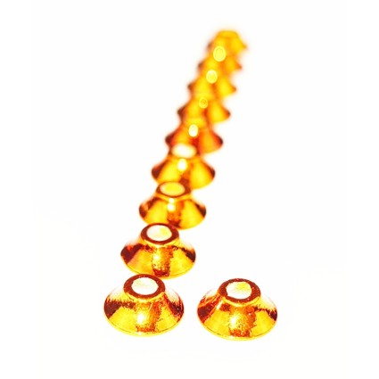 Конус Future Fly Tungsten UfoDisc 6.0mm 0.36g Metallic Golden Orange 10pcs фото 1