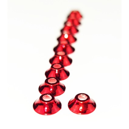 Конус Future Fly Tungsten UfoDisc 6.0mm 0.36g Metallic Red 10pcs фото 1