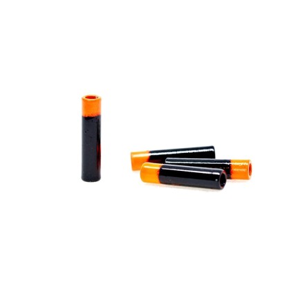 Трубка Future Fly AttiTubes 10mm Black/Fl Orange 10pcs фото 1