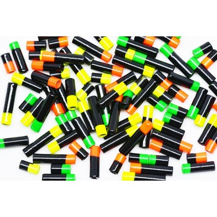 Трубка Future Fly AttiTubes 6mm Black/Green 10pcs фото 2