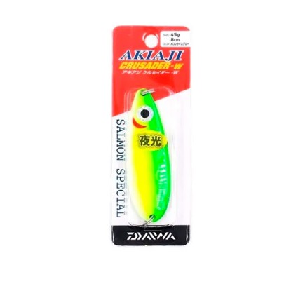 Блесна Daiwa Akiaji Crusader W 45g Melon Lime GL фото 2