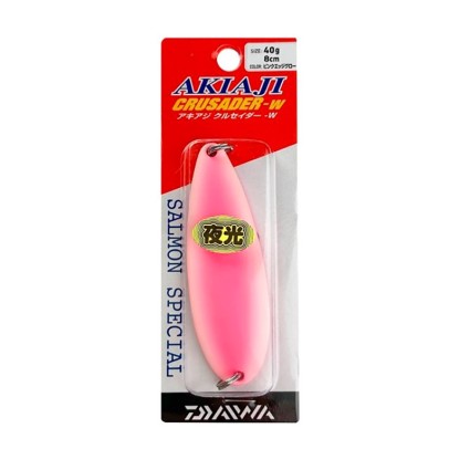 Блесна Daiwa Akiaji Crusader W 45g Pink Edge Glow фото 2